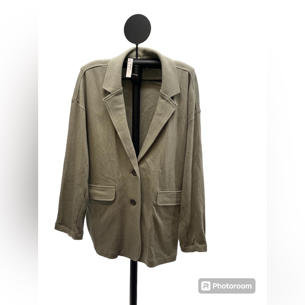 Madewell Women’s Rumpled Blazer In Forgotten Landscape Size Large New With Tags